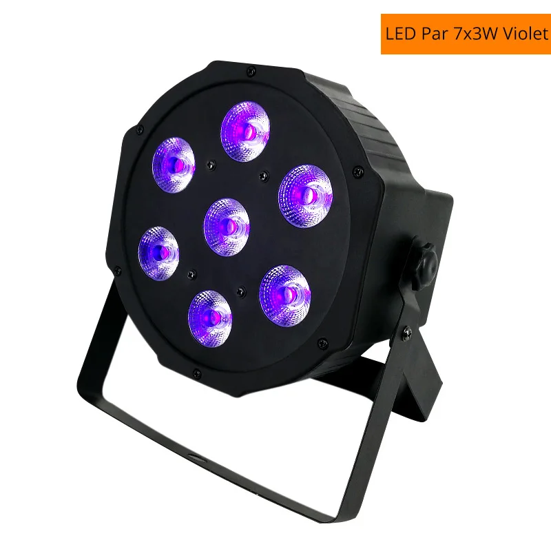 SHEHDS Лучший светодиодный плоский Par 7x9 Вт свет для дискотеки RGB DMX 512/7 DMX каналы вечерние DJ освещение дизайн PAR свет для внутреннего клуба Вечерние