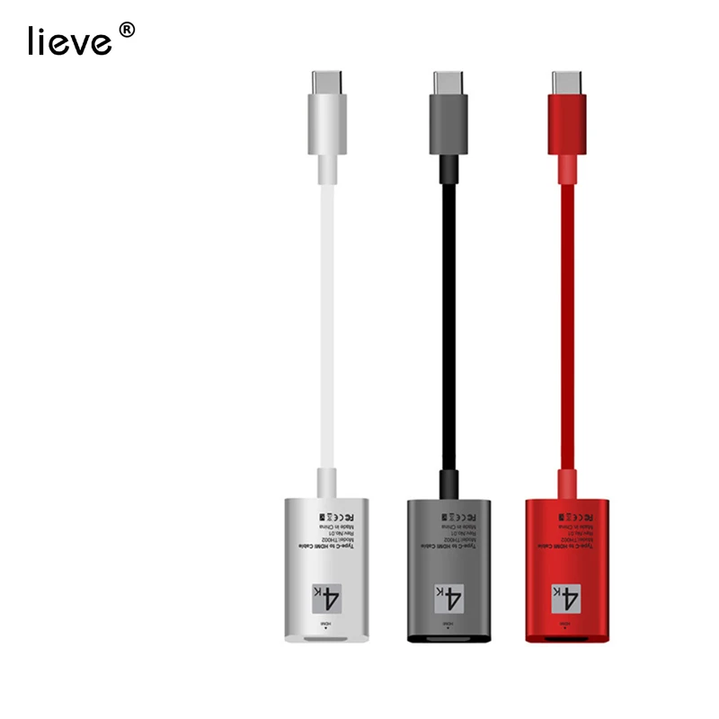 

LIEVE Type-C To HDMI Converter 10Gbps Support 4k2k 30hz HD signal For Samsung S8 For Macbook HDMI Extender Cable
