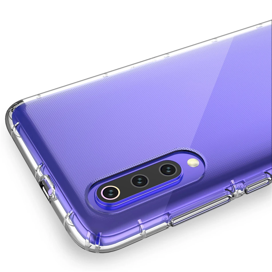Воздушная подушка прозрачный мягкий ТПУ чехол для Xiaomi Mi 9 8 SE A1 A2 Lite PocoPhone F1 Mix 2 2S Max 3