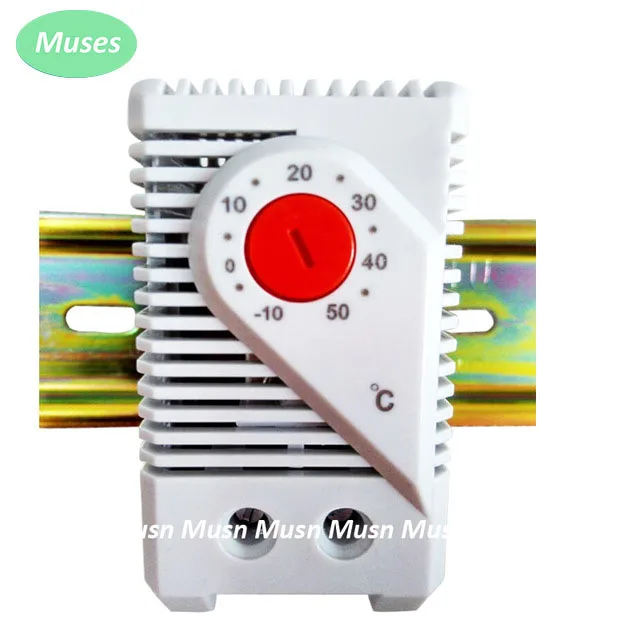 

2pcs/lot compact -10 to +50 degree adjustable temperature controller thermostat connection of heater for cabinet KTO 011 KTO011