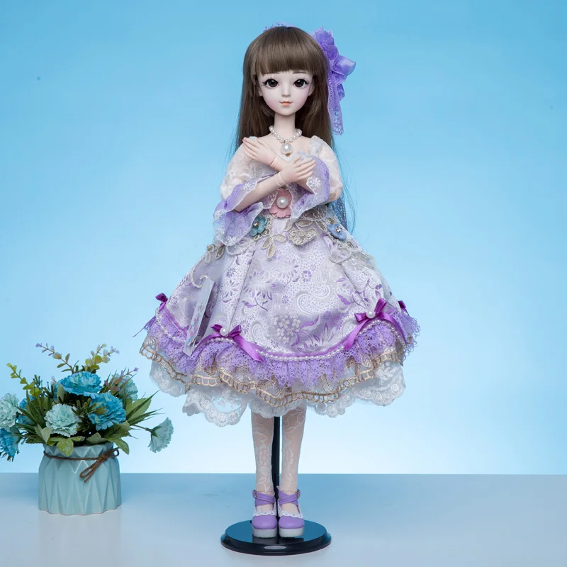 Принцесса Анна 1/3 60 см BJD кукла Сделай Сам модный парик одета принцесса девочка
