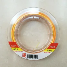 Tideliner 100 м нейлоновая рыболовная леска Высокое качество супер сильный раковина наконечник пол плавающий морской основная рыболовная леска Донка с кормушкой для карпа