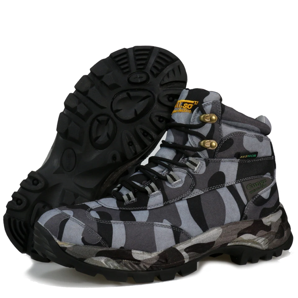 Cungel зима/осень уличная походная обувь кроссовки мужские водонепроницаемые нейлоновые военные ботинки мужские треккинговые альпинистские камуфляжные ботинки