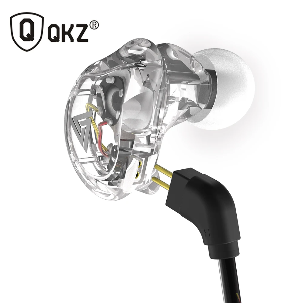 QKZ VK1 наушники с 4DD в ухо наушники fone de ouvidoauriculares audifonos HIFI DJ Monito спортивные наушники для бега