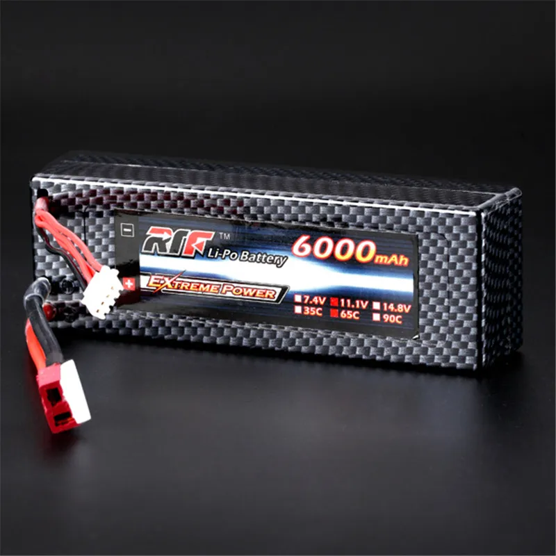 

Best Deal Reachargeable Lipo Battery Giant Power 11.1V 6000mAh 3S 65C Lipo Battery T Plug Hardcase Pack For RC Model