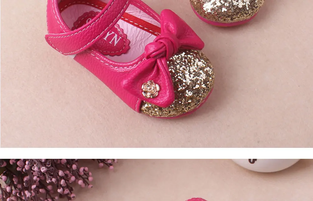 Кожаная обувь для маленьких девочек; мягкая повседневная обувь для маленьких принцесс с бантом-бабочкой; летняя Милая обувь для девочек; сандалии для малышей