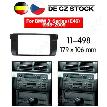 

2 DIN Car Radio stereo Fitting install adapter fascia For BMW 3-Series (E46) 1998 1999 2000 2001 2002 2003 2004 2005 frame Audio