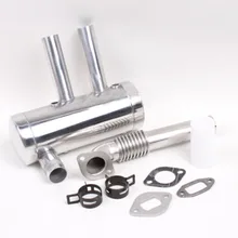 Питтс комплект глушителя для DLE55, DLE50, DLA56, DA50, EME55 40-85CC бензин/бензиновыми двигателями