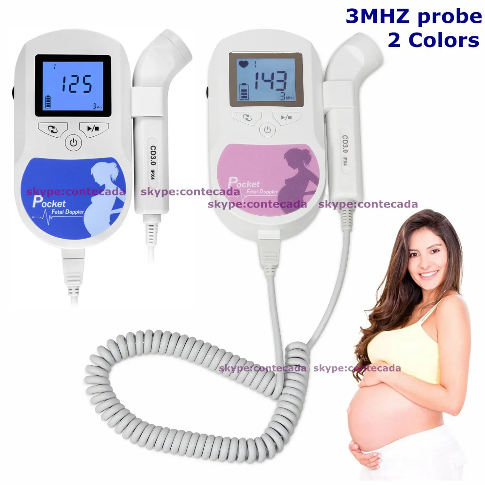 

Sonoline C1 Fetal Doppler, Baby Heart Monitor, 3Mhz probe, Blue/Pink