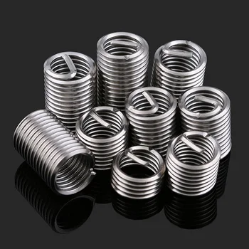 

5Pcs Thread Repair Wire Thread Insert M8 M10 M12 M14 M16 304 Stainless Steel Wire Screw Sleeve Thread Repair Inserts