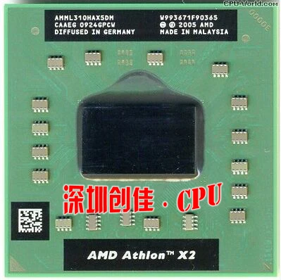 

original AMD Athlon L310 notebook CPU AMML310HAX5DM LGA Free shipping best quality socket S1 processor