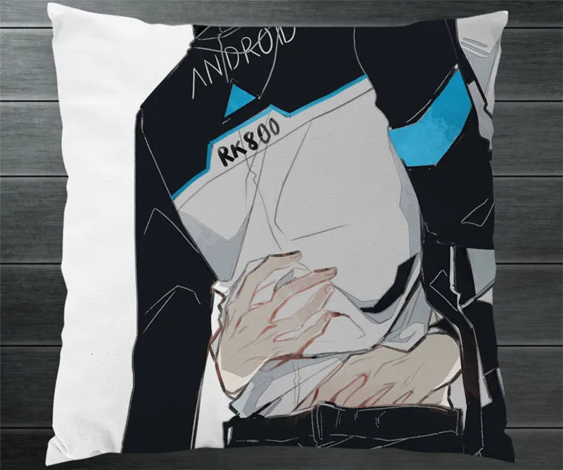 

Detroit:Become Human DBH Connor RK800 Hanke BL Yaoi Sexy Pillowcases Fanart Pillow Cushion Case Cover Collection Cosplay Gift P8