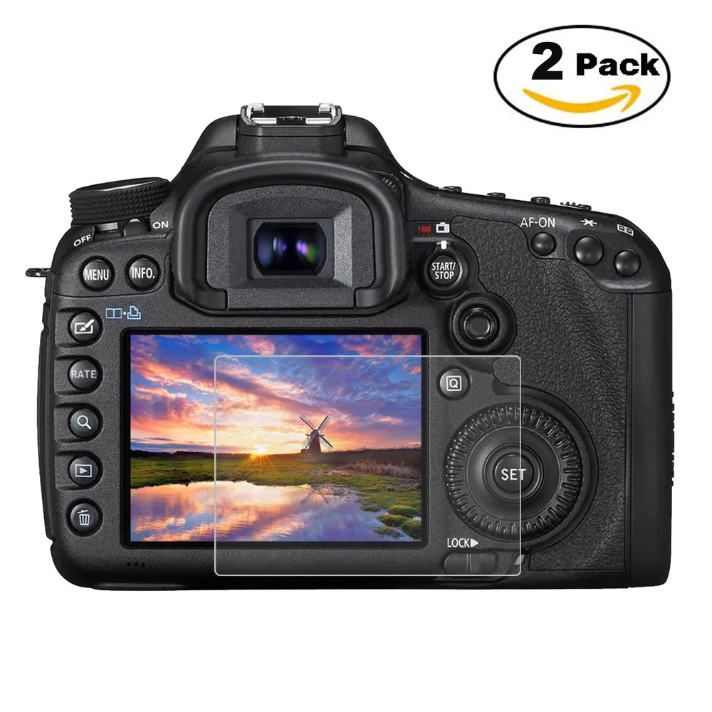 2 шт Закаленное стекло протектор экрана для Canon EOS 5D Mark III MK 5DS 5DSR 5diii DSLR камеры