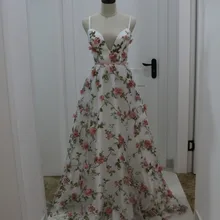 Длинное платье с глубоким v-образным вырезом и цветочным принтом, румяна, розовое вечернее платье с цветочным рисунком, вечерние платья на бретельках, перекрещивающиеся сзади