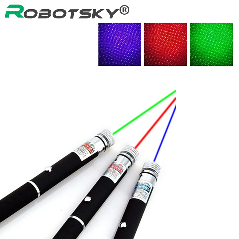 

Robotsky 5mW High Power Laser Pointer Beam Light Powerpoint Presenter Lazer Pen