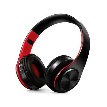 HiFi stereofonní sluchátka bluetooth sluchátka hudební sluchátka FM a podpora SD karty s mikrofonem pro mobilní tablet Xiaomi iPhone Samsung