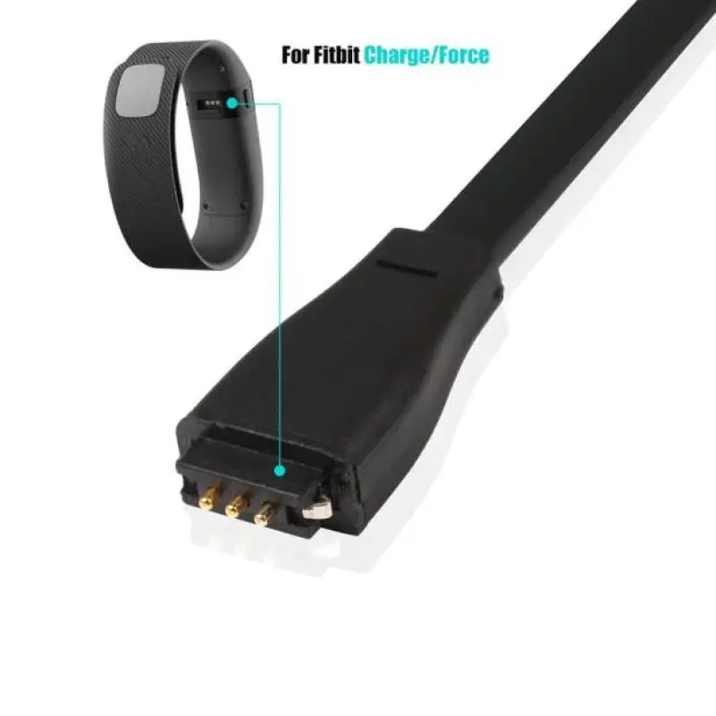 

2017 NEW USB Charging Charger Cable for Fitbit Force for Fitbit Charge Activity Tracker high quality fashion 15DE8