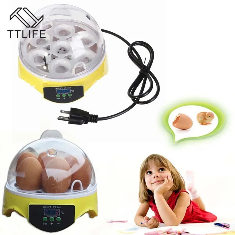 TTLIFE 7 Digital Chicken Duck Egg Incubator Temperature Control Automatic Turning/Chicken Hatcher Encubadoras Para Pollos New TTLIFE 7 Digital Chicken Duck Egg Incubator Temperature Control Automatic Turning/Chicken Hatcher Encubadoras Para Pollos New