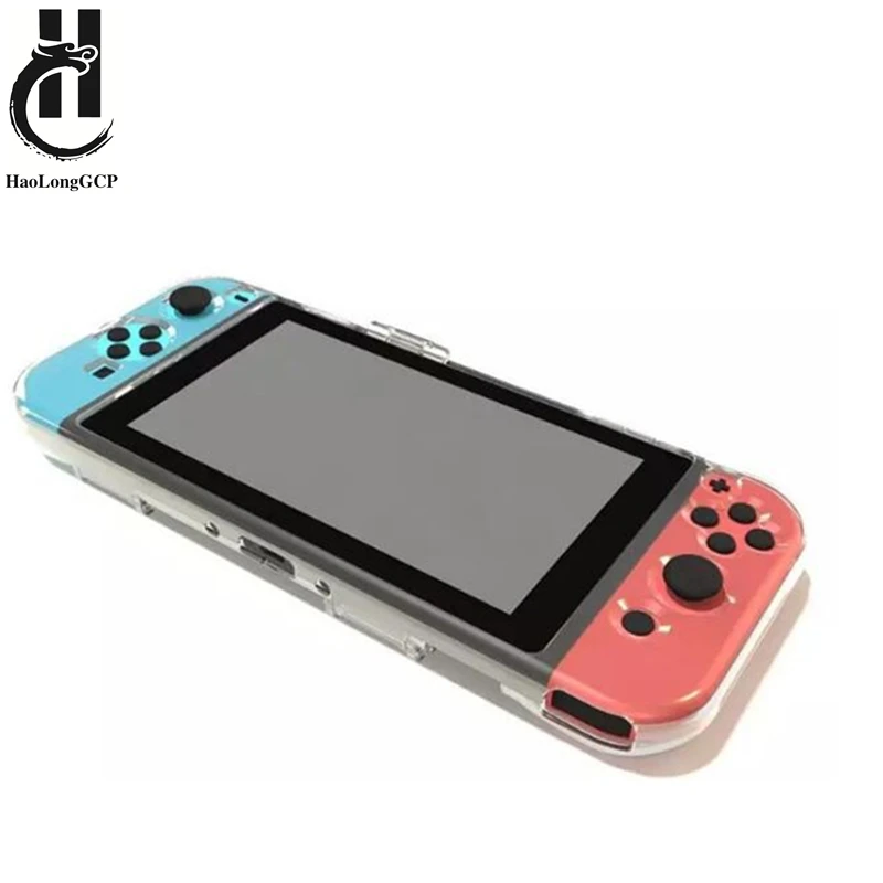

crystal Hard Case For Nintendo Switch NS Console Protective Cover left controller+right controller+back cover 3PCS/SET