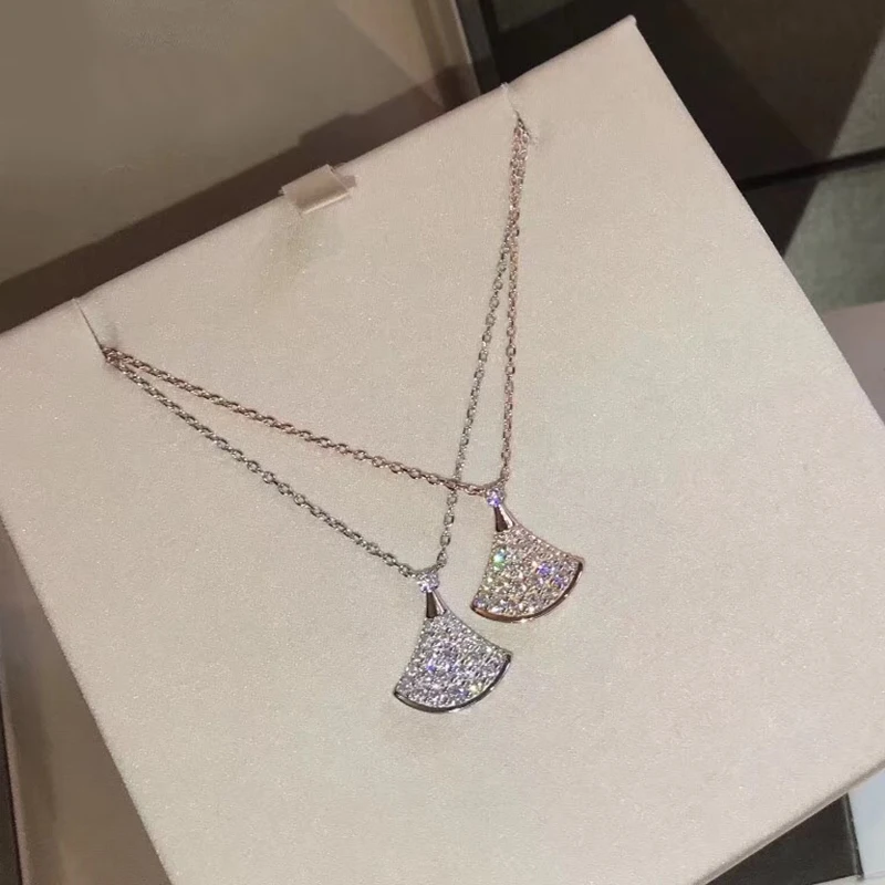

Pure 925 Sterling Silver Jewelry For Women Hot Charm Silver Pendants Dream Set Necklace Luxcy Necklace Party Jewelry Neckalce