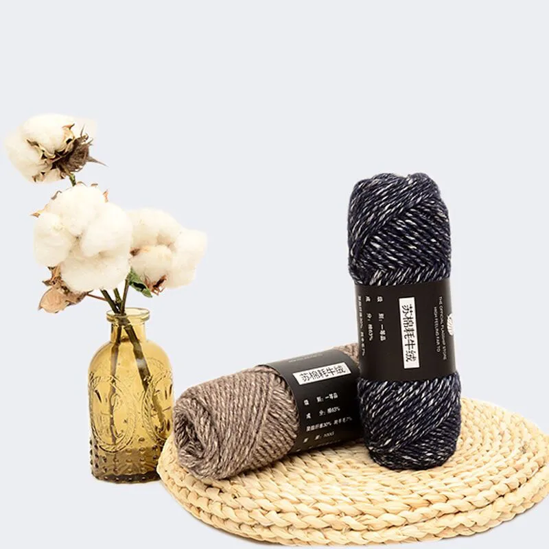 

300g High Quality Thick Cotton Yarn For Hand Knitting Needles Alpaca Wool Crochet Needlework Knitted Thread Yarn Scarf Sweater