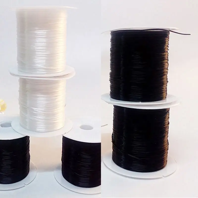 

2 Rolls Elastic Stretchy Beading Thread Cord String Jewelry Fishing Line Making Handmade