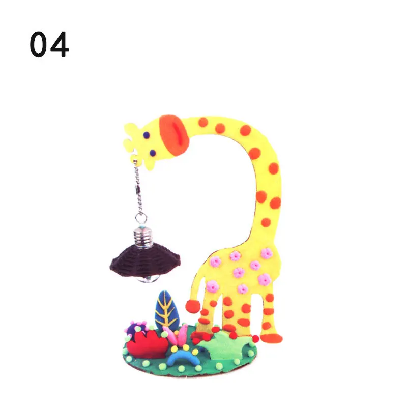 Волшебная 3D лампа ручной работы для детей, детская лампа для малышей, подарок на день рождения, игрушки, домашное украшение ручной работы, игрушка - Цвет: 04