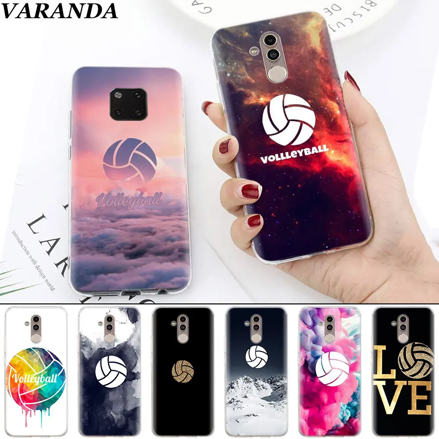 Volleyball Sprots Soft Cases for Huawei Mate 10 20 Pro Mate 20 Lite P20 P30 Lite P Smart Plus Case Coque