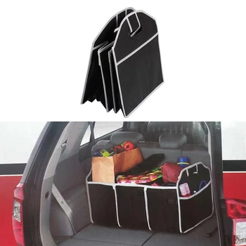 

Car Organizer Boot Stuff Food Storage Bags trunk organiser Automobile Stowing Tidying Interior Accessories Folding Collapsible