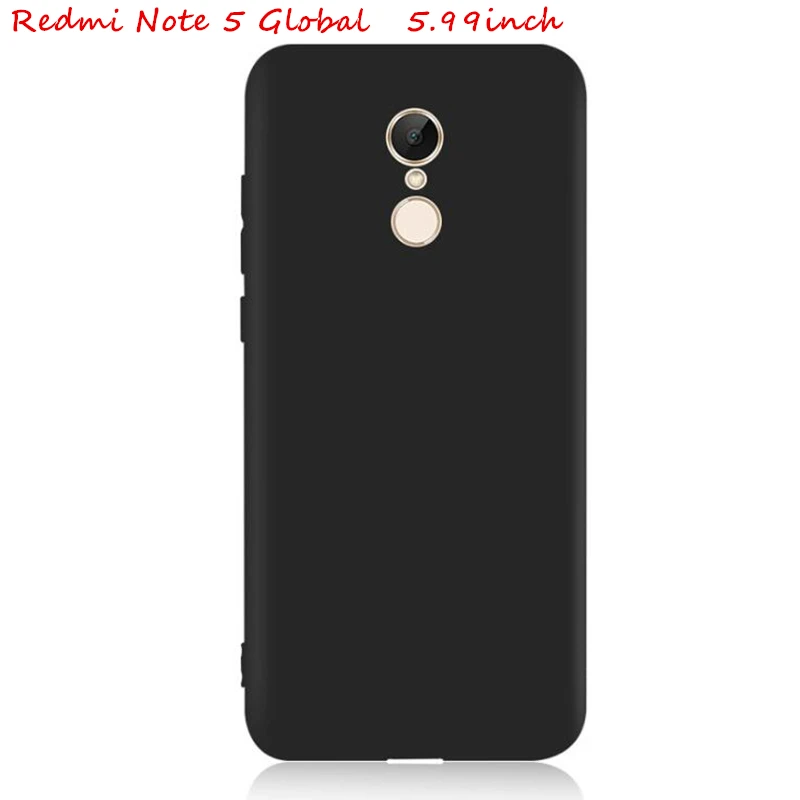 

Case For Xiaomi Redmi Note 5 64GB 32GB 5 plus Silicone color Matte soft shell Cover Note5 Global Edition 5.99inch Snapdragon625