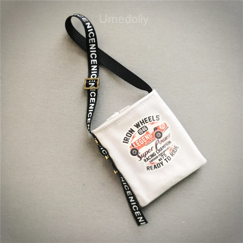 

1 PCS Fashion 1/6 Doll's Canvas Shoulder Bag for Blyth, 1/6 BJD, Pullip, Azone, Licca Doll Accessory
