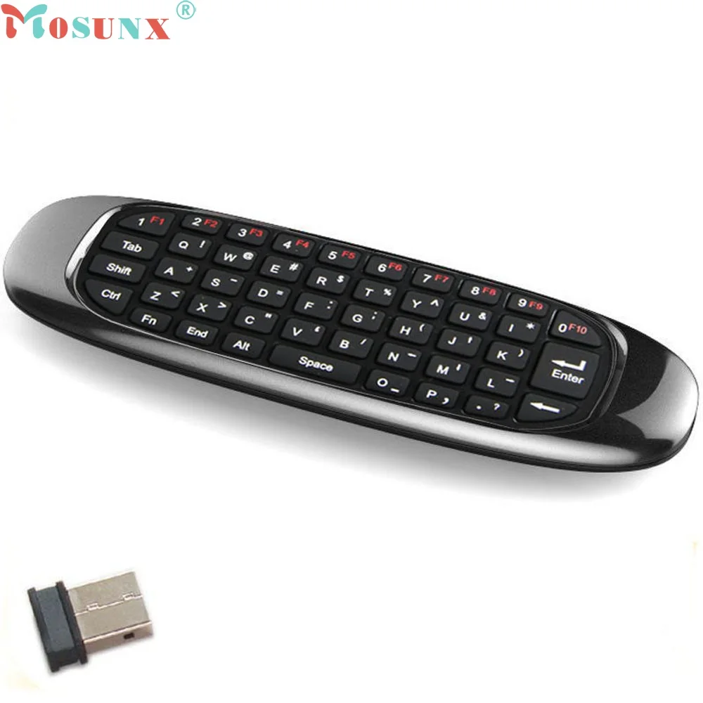

Beautiful Gift Brand New Mini 2.4G Wireless Keyboard 6-Axis Gyroscope Air Mouse Remote Controll for PC TV Wholesale price Jan08