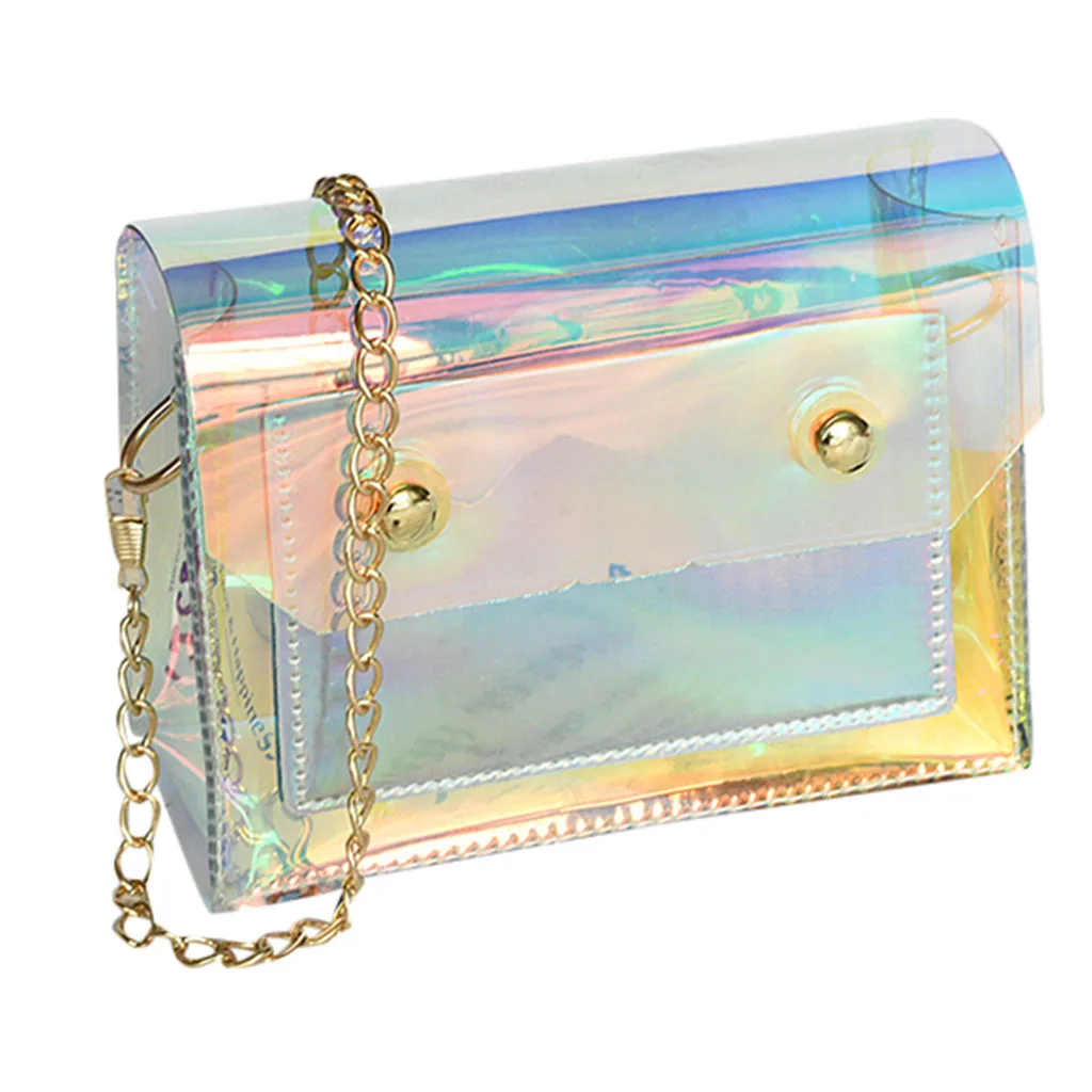 

MOLAVE Handbags Fashion female bags Lady Personality Transparent Jelly Chain Shoulder Wild Messenger new elegant handbags 9328