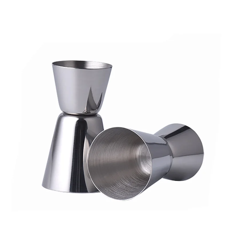 

15/30ml Stainless Steel Straight-mouth Double-head Ounce Measuring Cup Cocktail Shaker Bar Tools