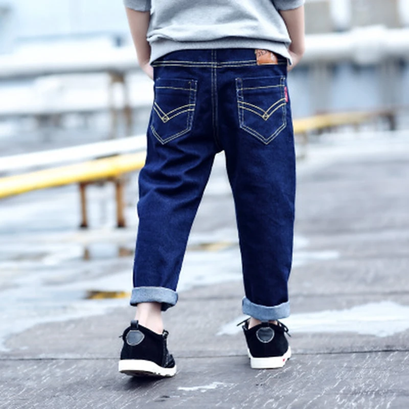 Baby Boys and childrens jeans Pants clothes In the spring and autumn Stylish and simple Boys kids leisure Clothing lrzlyx06 (5)