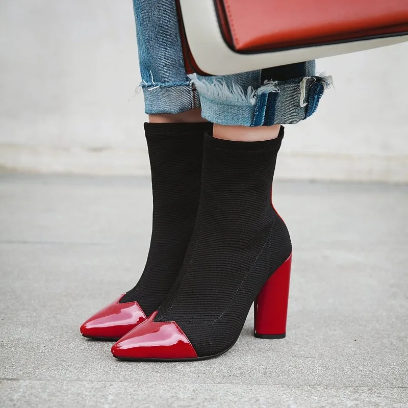 large size ankle boots