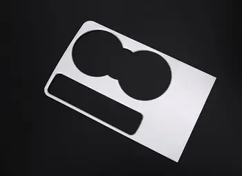 

Chrome Cup Holder Panel Garnish Cover Trims For Jaguar XE 2016 2017 LHD