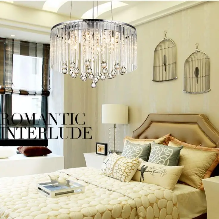 

Modern 16-20w crystal lights fixtures D41*H113cm cord pendant G4 bulbs chandelier ceiling for home lamp 110v-240v