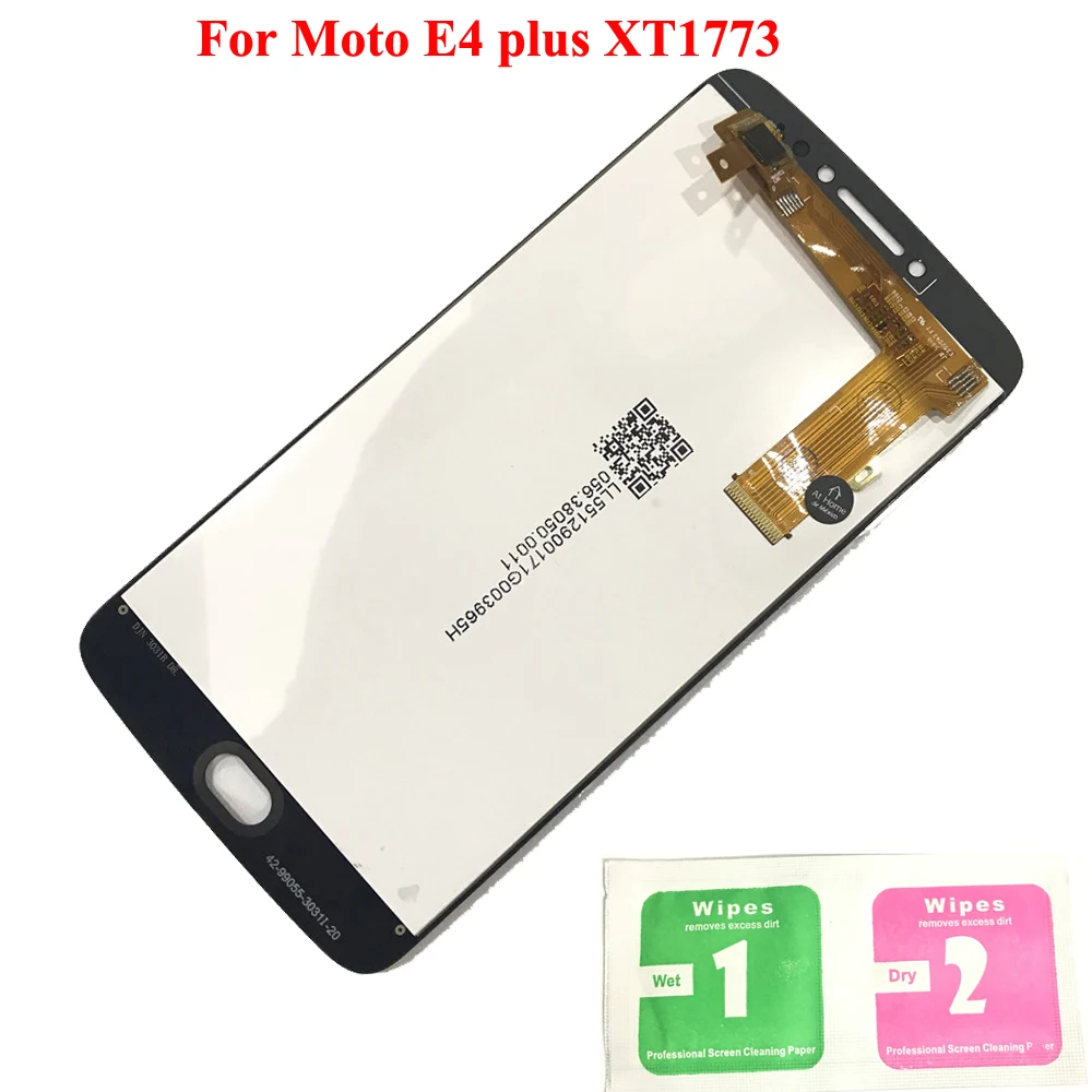 

For Motorola MOTO E4 Plus XT1773 XT1770 XT1771 XT1772 LCD Screen Display with Touch Digitizer Assembly 100% Tested