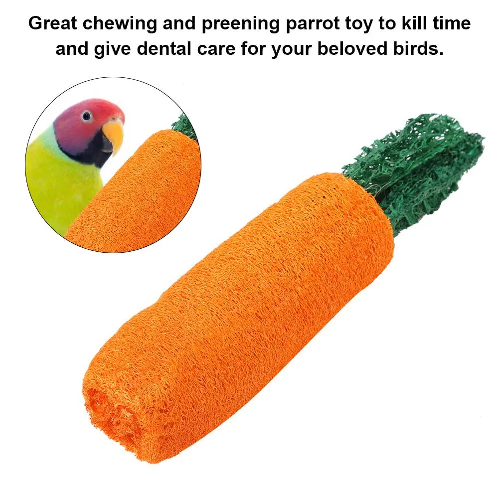 1 шт. Забавный питомец морковь в форме игрушки для жевания птицы игровые игрушки Аксессуары для птиц