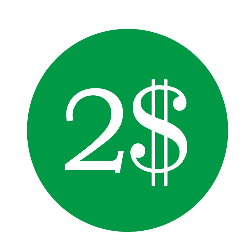 

2 USD Only Extra Fee for customized orders, supplementary postage fees, new arrivals pre-sale, and other fees only