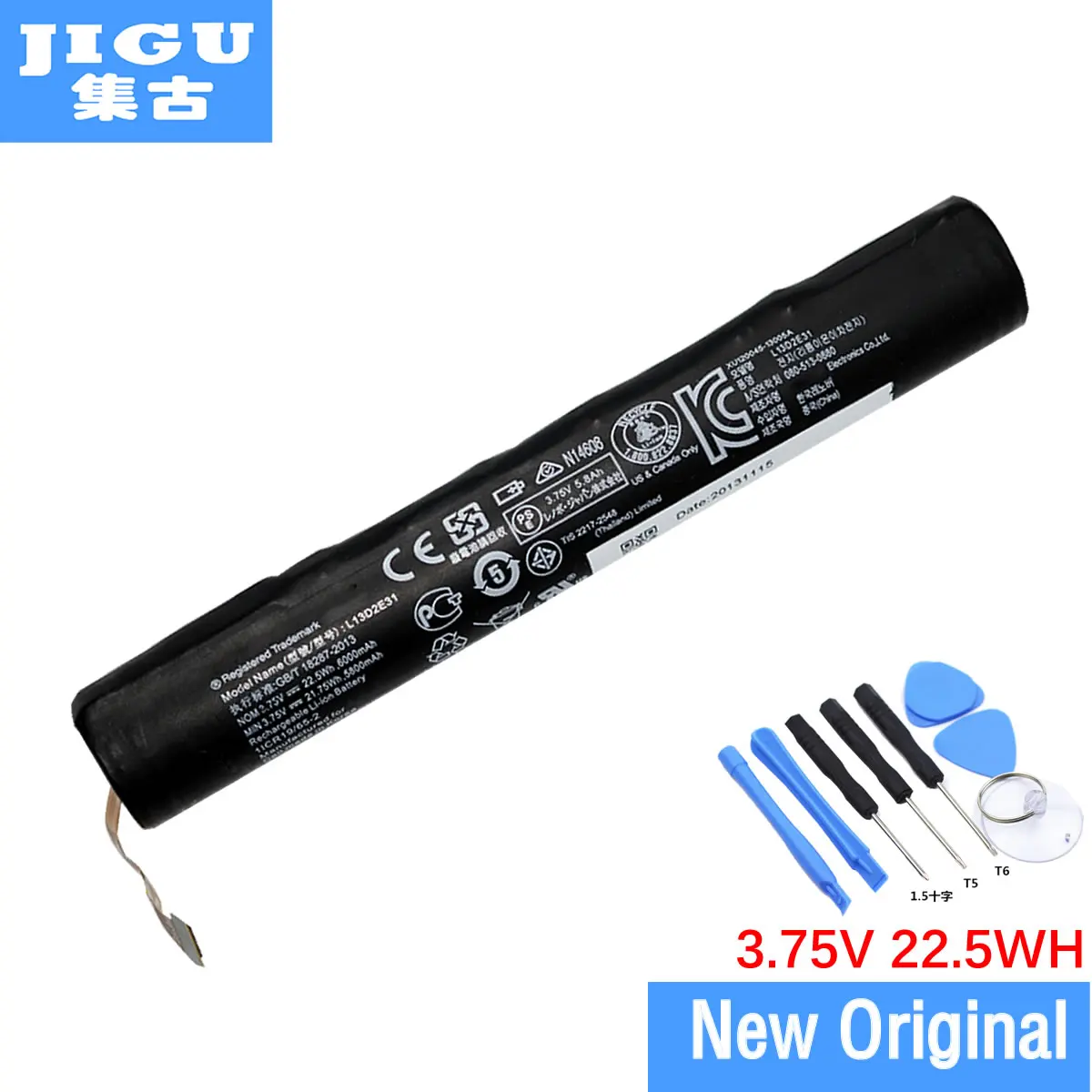 JIGU 100% Новый оригинальный Оригинальный аккумулятор для Lenovo Yoga Tablet 8 Pad B6000 Series L13D2E31