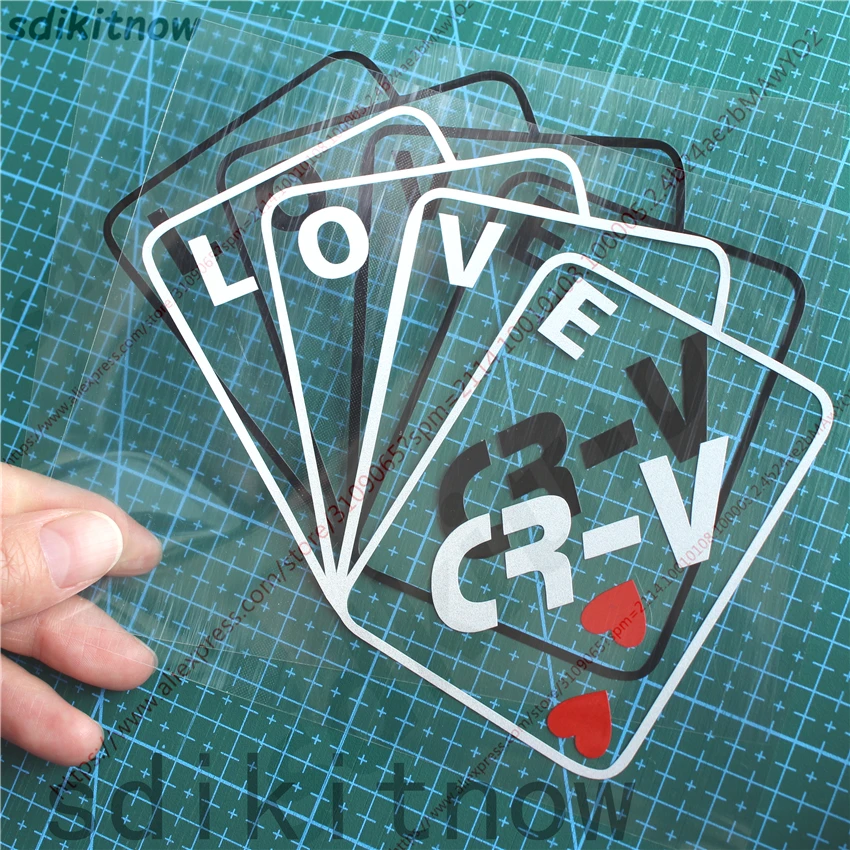 

New Love Car Sticker Door Window Decal Styling Decoration For honda crv 2007 2008 2014 2018 2013 2015 2017 accessories