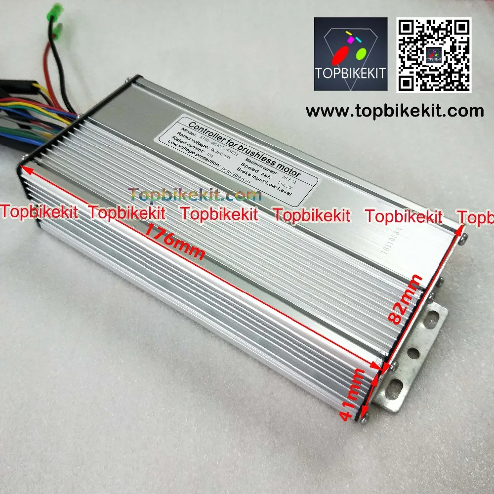 Top Ebike Controller 36V 500W 48V 500W 12 Mosfet KT Torque Simulation Sine Wave controller for ebike motor ebike parts 1