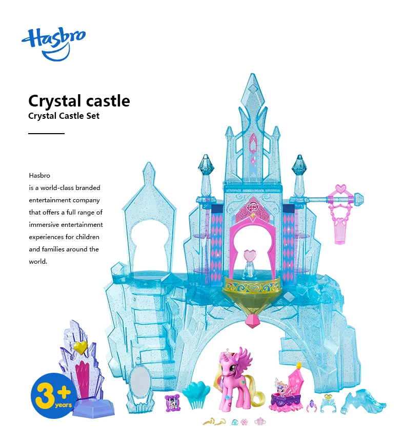 Hasbro My Little Pony Исследуйте эквестрию кристалл имперский замок ПВХ фигурка Коллекционная модель куклы Рождественский подарок