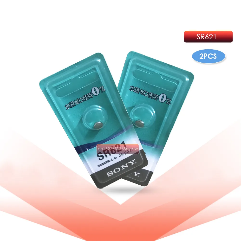 

2pcs Sony 100% Original Independent packing 364 SR621SW V364 SR60 SR621 AG1 Watch Battery Button Coin Cell MADE IN JAPAN
