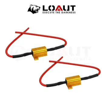 

2 Pieces 10W 10 Ohm Load Resistors Fix LED Bulb Fast Hyper Flash Turn Signal Blink Error Code Canbus Resistor Bulb Lamp