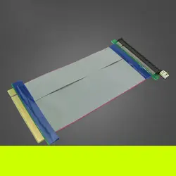 PCI-E 16X к 16X Riser Extender Card адаптер PCIe 16X PCI Express Гибкий Кабель