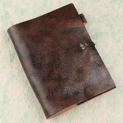 Кожаный журнал sketchbook notebook diary Bump ручная кожаная книга с отрывными листами Ретро офисные заметки многофункциональное Руководство Оригинал