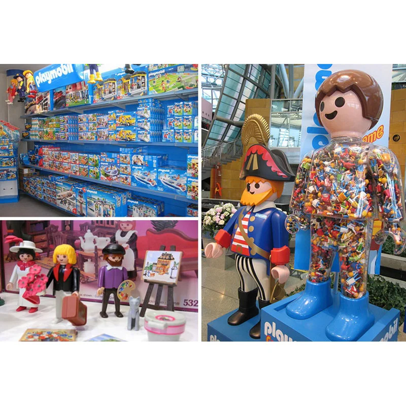 9 стилей Playmobil 1.2.3 большой зоопарк Детский Азиатский корпус для животных Возьмите
